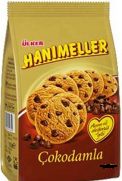 ÜLKER HANIMELLER CHOCOLATE PIECE BAG 150 GR * 12