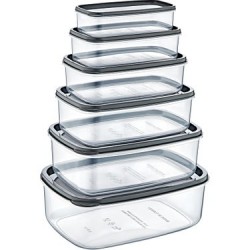AK 528 SWEET TRANSPARENT STORAGE CONTAINER 6 PCS * 1