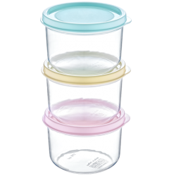 AK 537 MINI ROUND STORAGE CONTAINER 3 PCS 175 ML * 1