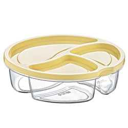 AK 545 ROUND COMPARTMENT FEEDING CONTAINER * 1