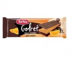 TORKU WAFER ORANGE DARK CHOCOLATE WITH CREAM 142GR