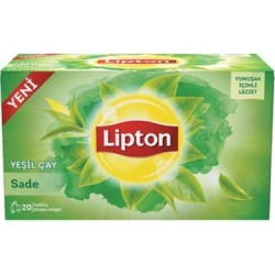 LIPTON CUP BAGS 20 PIECES GREEN TEA PLAIN*12