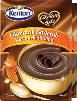 KENTON PUDDING 100 GR CHOCOLATE WITH ALMOND CARAMEL