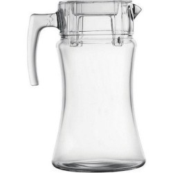 (43018)PAŞABAHÇE JUG TRANSPARENT ACRYLIC COVER 1*6