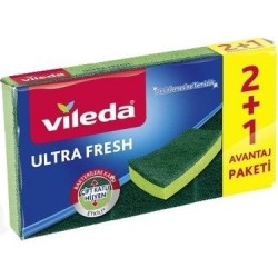 VILEDA ULTRA FRESH SPONGE 2+1 FLAT*12