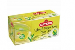 ÇAYKUR GREEN TEA STRAINED BAG PLAIN 40 GR*24