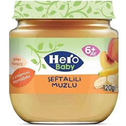 ÜLKER HERO BABY 120 G (5955-06) PEACH WITH BANANA*12