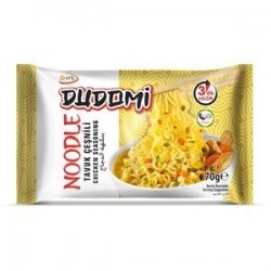 DUDOMİ NOODLE PACKAGE 70 GR CHICKEN SEASONED*40