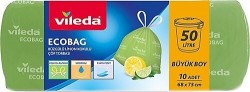VILEDA. WASTE PACK. SHIRTED LARGE SIZE LEMON*15