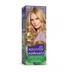 KOLESTON NATURAL HAIR DYE 8/0 LIGHT BLUE*3