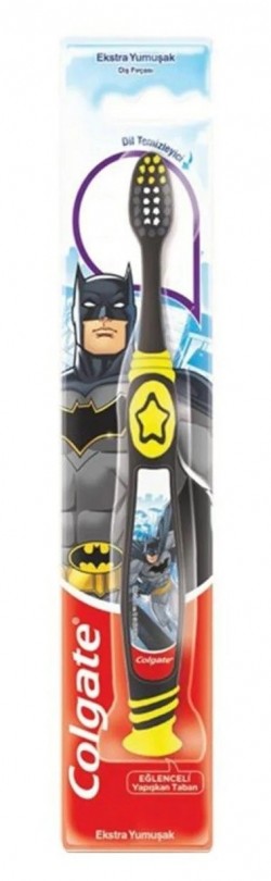 COLGATE TOOTH BRUSH BARBIE BATMAN 6.AGE*12