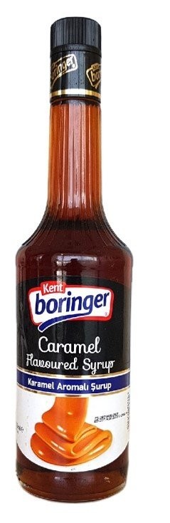 KENT BORINGER 700 ML SYRUP WITH CARAMEL FLAVORED*6