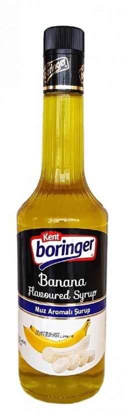 KENT BORINGER 700 ML SYRUP WITH BANANA FLAVORED*6