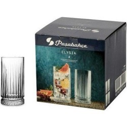 (520125) PAŞABAHÇE SOFTWARE GLASS 4PCS*6(ELYSIA)