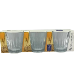 520244) PAŞABAHÇE LUZIA WHISKEY 3 PCS *8