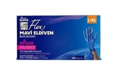 FLEX BLUE GLOVES SIZE L- XL 100 PIECES*20