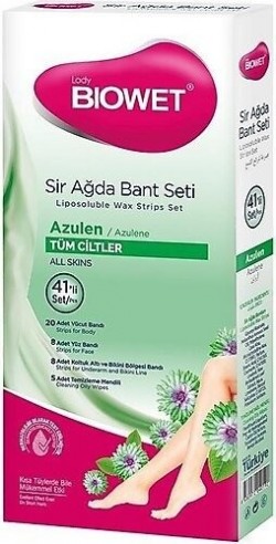 BIOWET SIR WAX TAPE SET 41 Pcs AZULEN*36