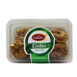 GAZAL 300 GR SALTY COOKIES SESAME CRESCENT*20