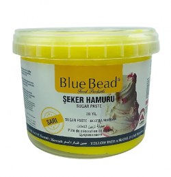 BLUE BEAD 1 KG YELLOW SUGAR DOUGH*12