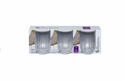 (520272)PAŞABAHÇE ECHO WATER GLASS 3 PCS