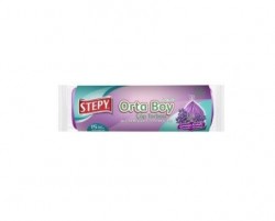 STEPY GARBAGE BAG WITH TIED MEDIUM LAVENDER*25