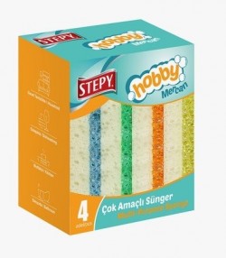 STEPY HOBBY SPONGE 4 PCS CORAL *24