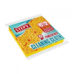 STEPY CLOTH 8 PCS YELLOW (34*35)*24