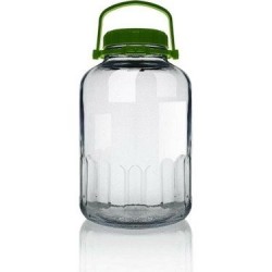 (80009) PAŞABAHÇE JAR GREEN LID*6