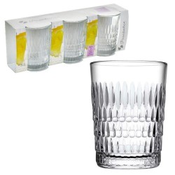 (520302)PAŞABAHÇE RAIN WATER GLASS 3 PCS*8