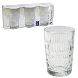 (520345)PAŞABAHÇE RAIN SOFT DRINK GLASS 3 PCS*8