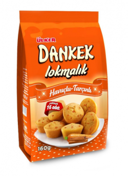 ÜLKER (643-08)DANKEK LOKMALIK CARROT-CINNAMON 160GR*10