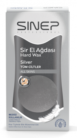 SINEP (14857) 400 ML STICK WAX SILVER *48