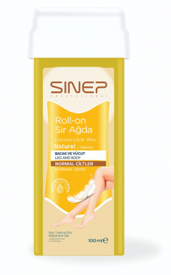 SINEP (15001) 100 ML ROLL CARTRIDGE SIR WAX NATURAL*24