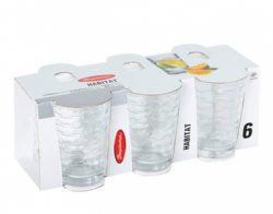 (52499)PAŞABAHÇE WATER GLASS (HABITAT)*6 PCS*8