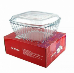 (59049)PAŞABAHÇE BORCAM SQUARE POT*4