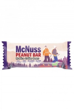MC NUSS 40 GR ARABICA COFFEE PEANUT BAR*12