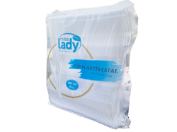 MISS LADY 100 PCS PLASTIC LUXURY FORKS *40