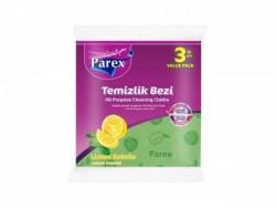 PAREX CLEANING CLOTH 3 PCS LEMON SCENT*12