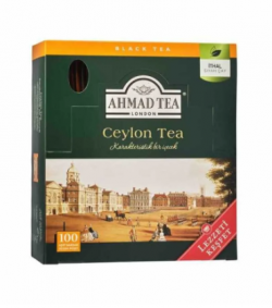 AHMAD TEA GLASS TEA BAGS 100 PCS CEYLON*12 (1222)