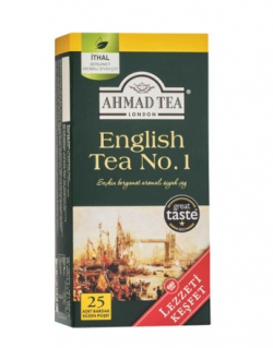AHMAD TEA GLASS TEA BAGS 25 PCS ENG.NO1*12 (1703)