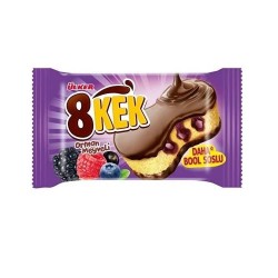 ÜLKER (663-08)DANKEK 8 CAKE WITH FOREST FRUITS 55 GR*24