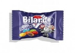 BILLIARD 20 GR CHOCOLATE COATED DRAGEE BLUE *24