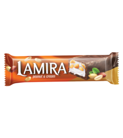 LAMİRA 20 GR BAR CHIC. ORANGE WITH PEANUTS & CREAM*24