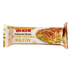 ÜLKER (695-02) KATKAT PUFF PASTRY WITH PISTACHIO 28 GR*24