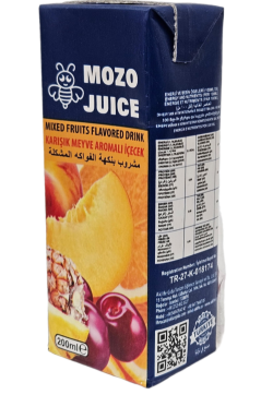 MOZO JUICE 200 ML FRUIT JUICE COCKTAIL*27