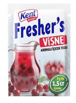 FRESHER'S POWDERED DRINK 9 GR CHERRY*24