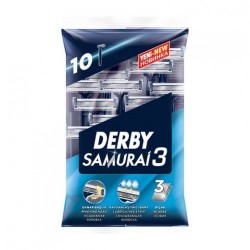DERBY SAMURAI 3 BLADE 10 PCS *10