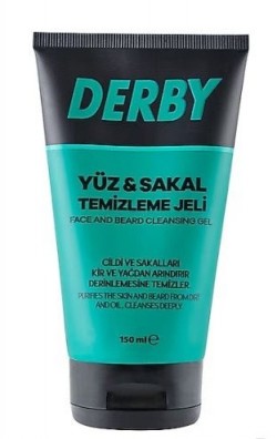 DERBY 150 ML FACE AND BEARD CLEANING GEL*12