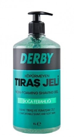 DERBY SHAVE GEL 1 LT NATURAL FRESH*6
