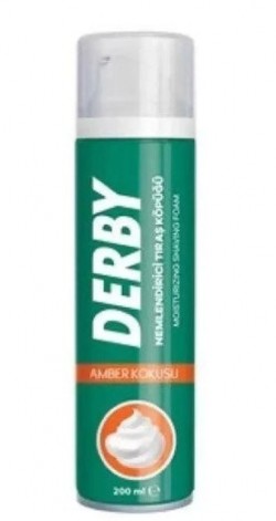 DERBY SHAVING FOAM 200 ML AMBER SCENT*12